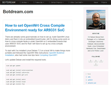 Tablet Screenshot of botdream.com